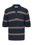 Only & Sons Sveter 'ONSSEJR'  zafírová / koňaková / biela