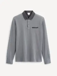Pánské triko s dlouhým rukávem Celio Comfort