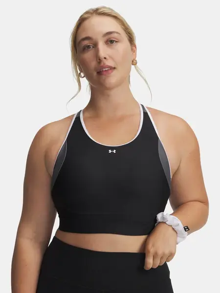 Dámská podprsenka Under Armour UA Crossback Mid Open Back-BLK - Dámské