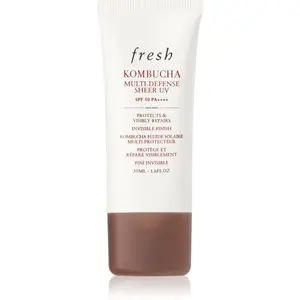 fresh Kombucha Multi-Defense Sheer UV lehký ochranný fluid proti tmavým skvrnám SPF 50 50 ml