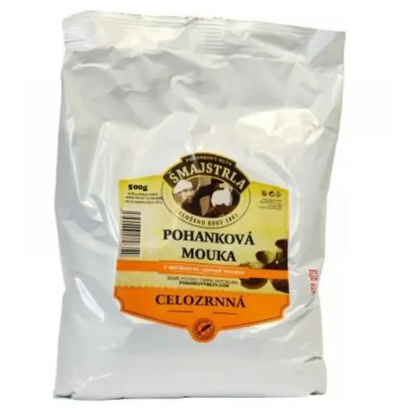 ŠMAJSTRLA Pohánková múka celozrnná 500 g