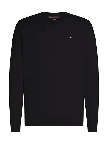TOMMY HILFIGER Sveter  červená / čierna / biela
