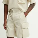 Kraťasy Oakley RESERVE pánské, béžová barva, FOA406838