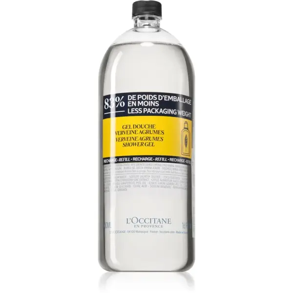 L’Occitane Verbena Citrus sprchový gél Refill 500 ml