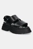 Sandály Buffalo Lennox Snd dámské, černá barva, na platformě, 1602271-BLK