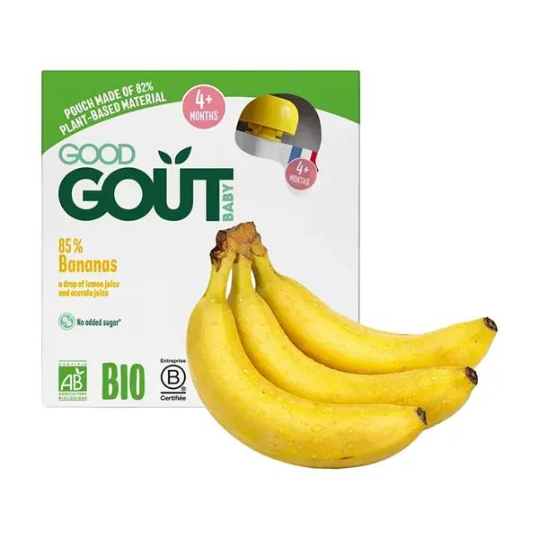 GOOD GOUT BIO Banán 4x 85 g