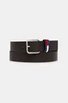 Tommy Jeans  pásek pánský kožený