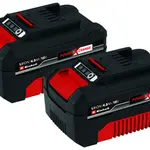 Baterie 18V 4,0 Ah Power X-Change-Twinpack BP 1, Li-Ion, sada 2 ks - Einhell Accessory