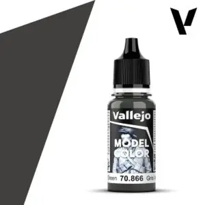 Modelářská barva Vallejo 18ml – 866 Grey Green