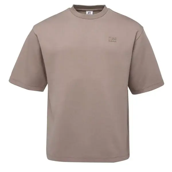 Russell Athletic T-SHIRT Pánské tričko, hnědá, velikost