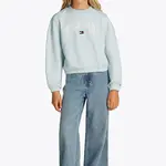 Dětská mikina Tommy Hilfiger modrá barva, s potiskem, KG0KG08559