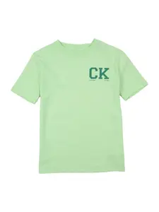 Calvin Klein Jeans Tričko  zelená / svetlozelená