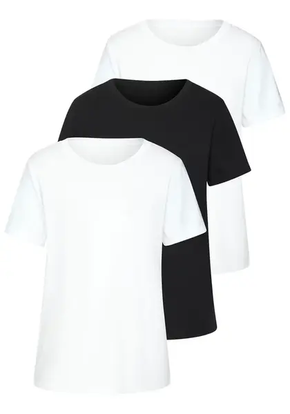 BEACH TIME Tričko  čierna / biela