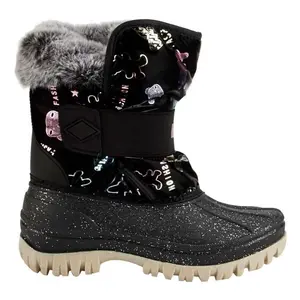 Lee Cooper WINTER Dívčí sněhule, černá, velikost