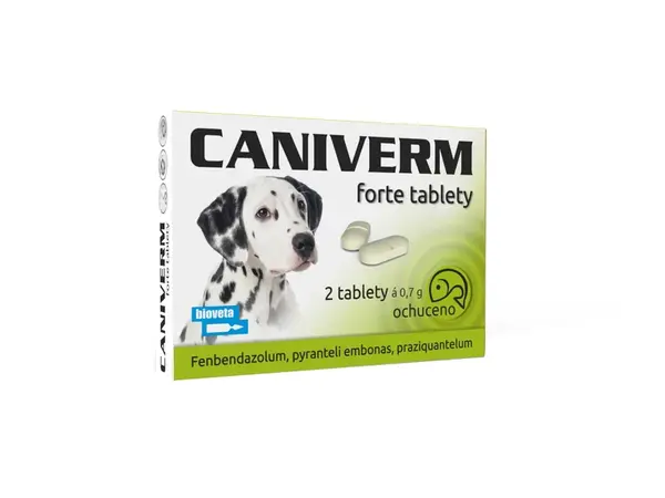 Bioveta Caniverm forte 0,7 g 2 tablety