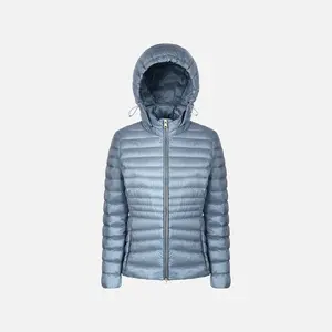 Light Blue Women's Down Jackets Geox Jaysen - Women's