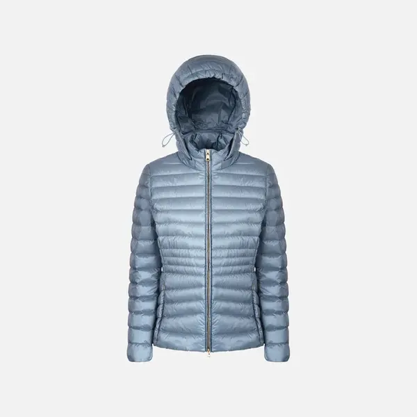Light Blue Women's Down Jackets Geox Jaysen - Women's