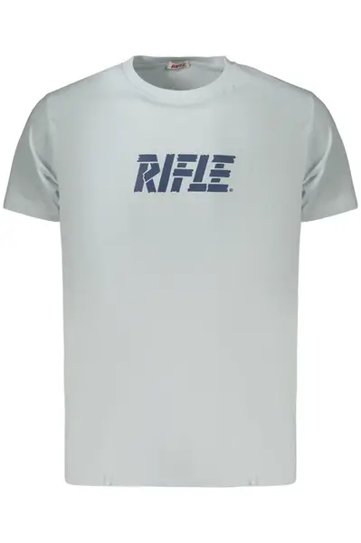 Modré pánské triko s krátkým rukávem RIFLE