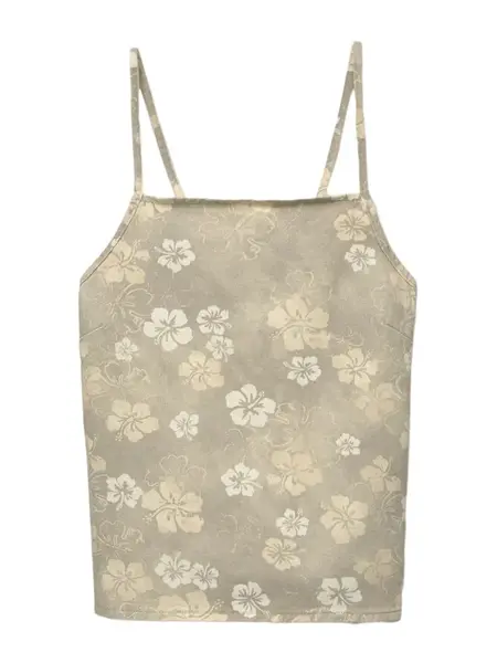 Pull&Bear Top  béžová / krémová / kaki