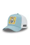 Bavlněná baseballová čepice Capslab x Looney Tunes modrá barva, s aplikací, CL/LOO11/1/CT/BEP2