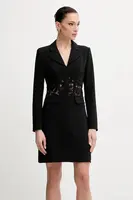 Šaty Morgan RCORSE černá barva, mini, RCORSE