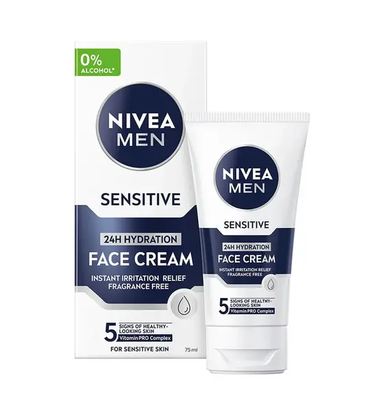 Nivea Men Sensitive hydratační krém pro muže 75 ml
