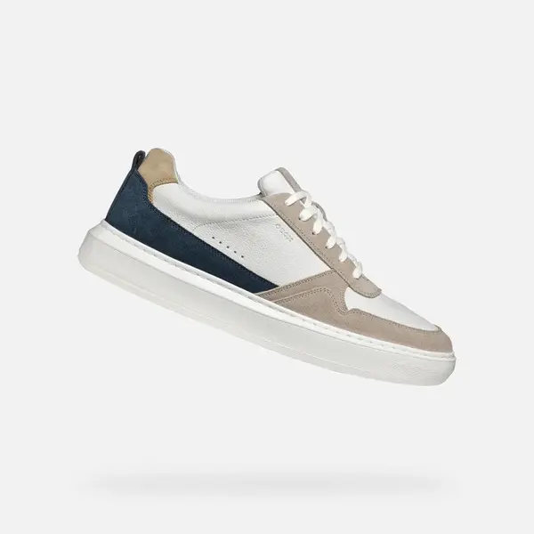 Beige men's sneakers Geox Deiven - Men's