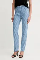 Bavlněné džíny Karl Lagerfeld dámské, medium waist, A2W10109