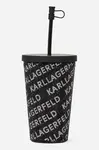 Karl Lagerfeld  Pohárek s brčkem  k/rhinestone