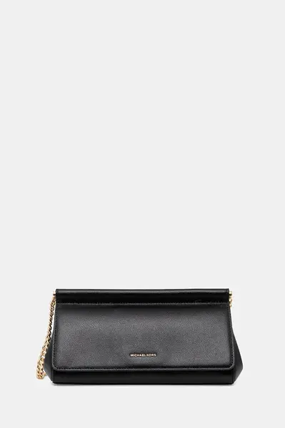 Kožená kabelka MICHAEL Michael Kors černá barva, 30S5G9YC6L