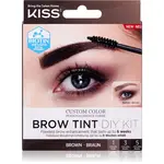 KISS Brow Tint DIY Kit farba na obočie odtieň Brown 20 ml