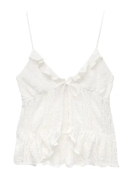 Pull&Bear Top  nebielená