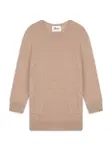 JUST CASHMERE Sveter 'Janice'  mokka