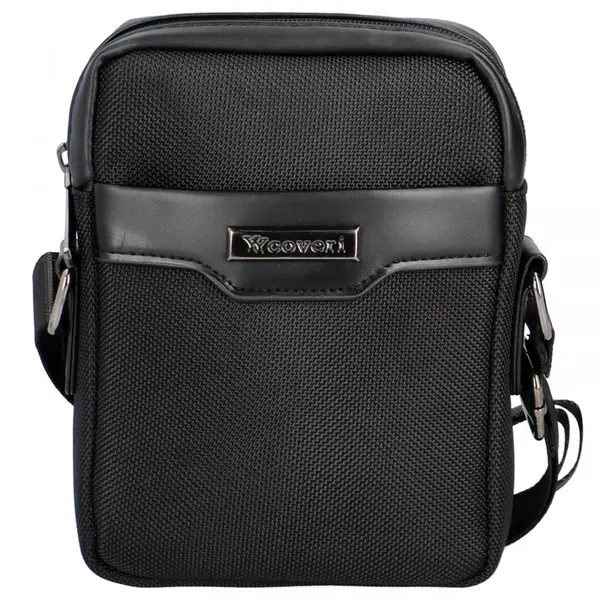 Elegantní pánská crossbody Detre, černá