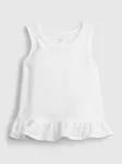 GAP Dětský top split ruffle tank - Holky