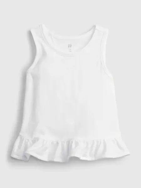 GAP Dětský top split ruffle tank - Holky
