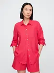 GAP Linen Shirt Easy Shirt - Women's