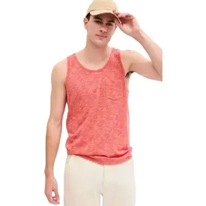 GAP V-LIVED IN Pánská tílka, červená, velikost