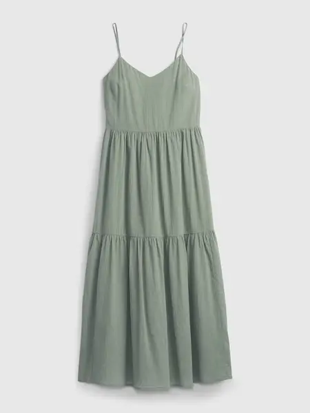 GAP Šaty cami maxi dress - Dámské