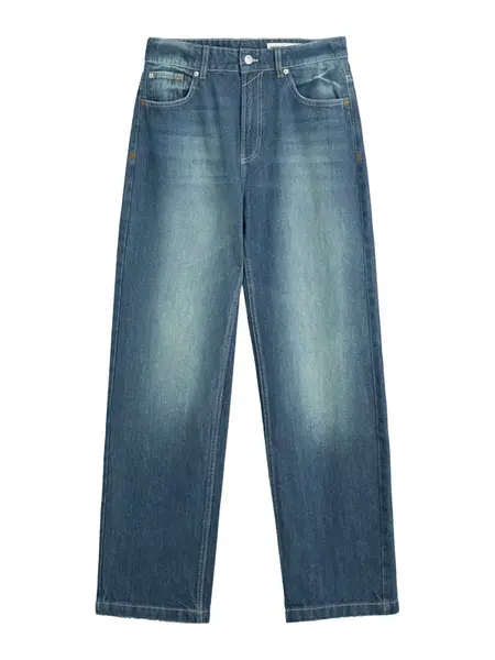 Bershka Džínsy  modrá denim