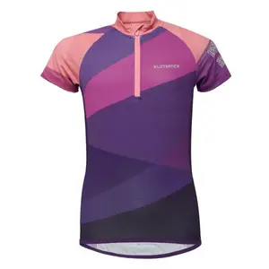 Klimatex MILI Detský cyklistický dres, fialová, veľkosť