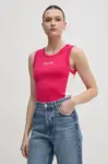 Vesta Red Bull Racing x Pepe Jeans KNIT LOGO TANK růžová barva, RL700002
