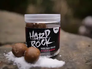 G.b.u. tvrzené boilies v mořské soli hard rock 160 g 24 mm - livero