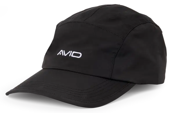 Avid carp kšiltovka stealth black waterproof 5-panel cap