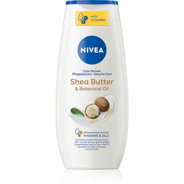 NIVEA Shea Butter & Botanical Oil krémový sprchový gel 250 ml