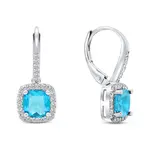 Brilio Silver Třpytivé náušnice se zirkony ze stříbra EA308WAQ