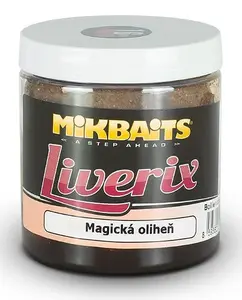 Mikbaits boilies v dipu liverix magická oliheň 250 g - 24 mm