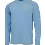 Savage gear triko aqua uv long sleeve tee s bonnie blue - s