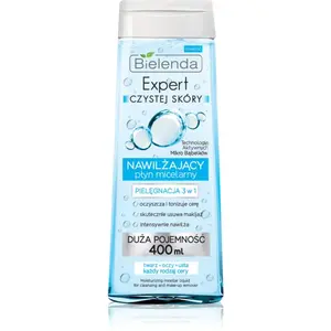 Bielenda Expert Pure Skin Moisturizing micelární čisticí voda 3 v 1 400 ml