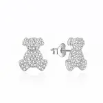 Agato Stříbrné náušnice Medvídci AGT-ED009PW